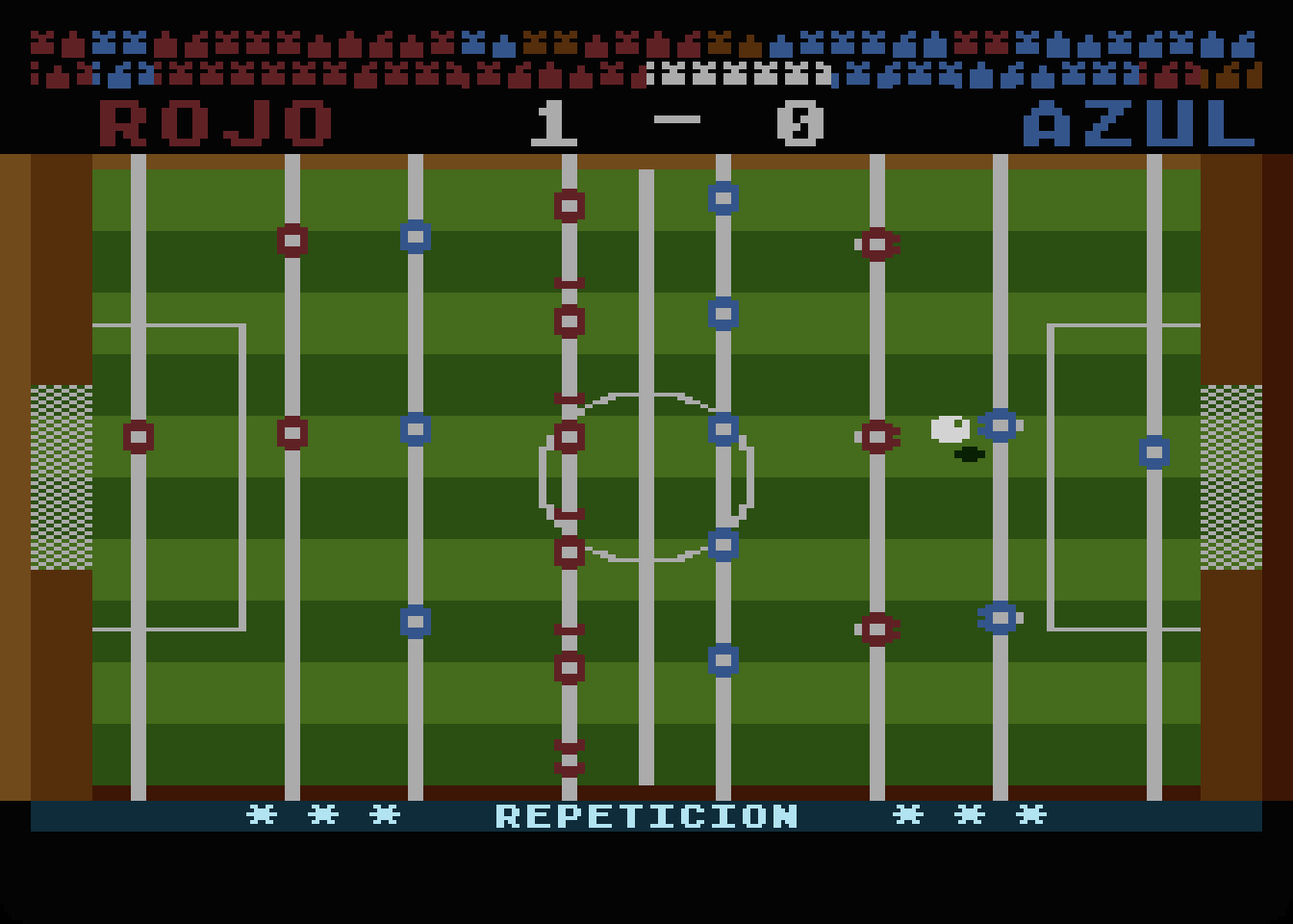 La repetición del gol